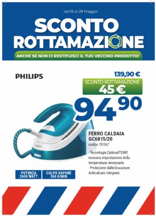 PHILPS FERRO CALDAIA GC6815/20